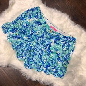 Lilly Pulitzer Buttercup Shorts Hey Hey Soleil Size 8